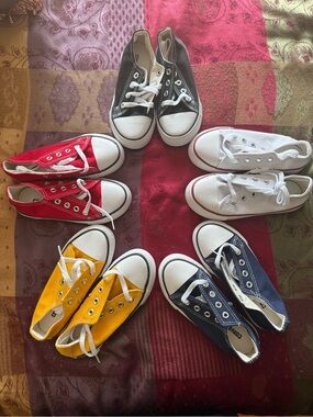 Boys athletic shoes, size 13 - 5 pairs